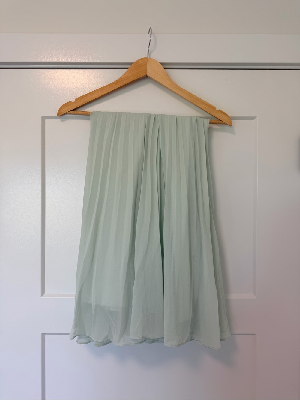 Gentle Fawn Pleated Mint Green Midi Skirt